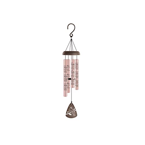 Carson 60307 Mother and Friend Rose Gold Sonnet Chime, 21-inch Length