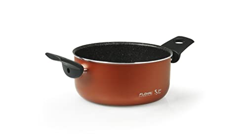 FLONAL Pepita Granit Bronze Aluminum, Medium, Clear