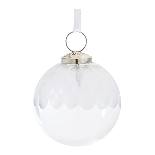 Melrose 87114 Ball Ornament, 3-inch Diameter, Glass