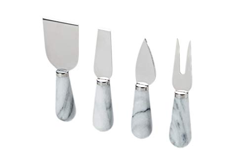 JEmarble Cheese Knives Set of 4 pcs(White)(Premium Quality)