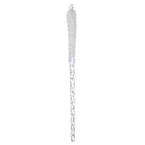 Raz 4022820 Icicle Ornament, 12.75-inch Height, Glass