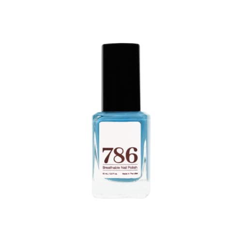 786 Cosmetics Breathable Nail Polish - Vegan Nail Polish, Cruelty-Free, Healthy, Halal Nail Polish, Fast-Drying Nail Polish (Mal√©)