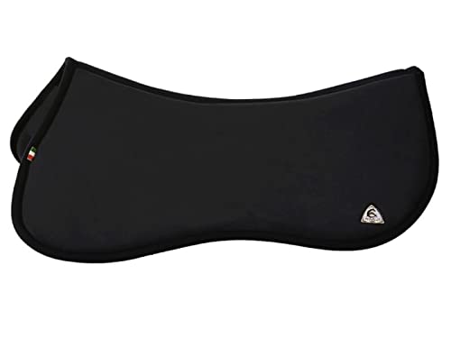 Acavallo Memory Foam Half Pad AC205 - Black, Medium