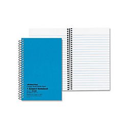 Rediform National Brand Subject Wirebound Notebook, College Rule, 5 x 7-3/4, WE, 80 Sheets/Pad