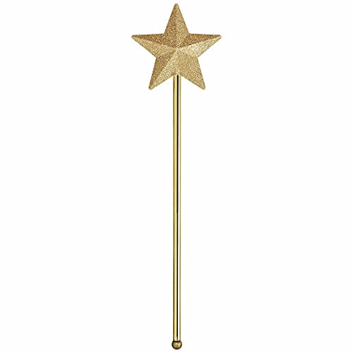 Amscan Gold Glitter Wand | Plastic | 1 Pc