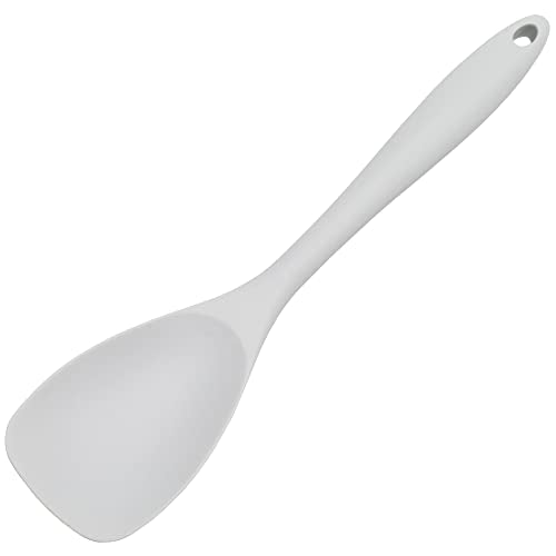 Chef Craft Premium Silicone Spoon Spatula, 11.5 inch, Gray
