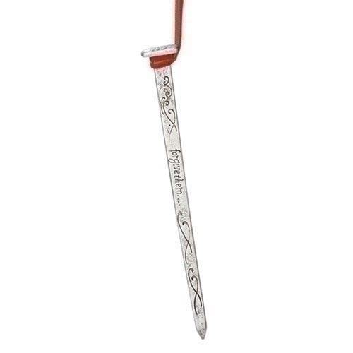 Roman 121420 Ornament Forgive Them Nail - Silver - 6.5 in.