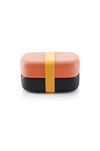L√©ku√© LunchBox-To-Go Travel Container Set, Coral