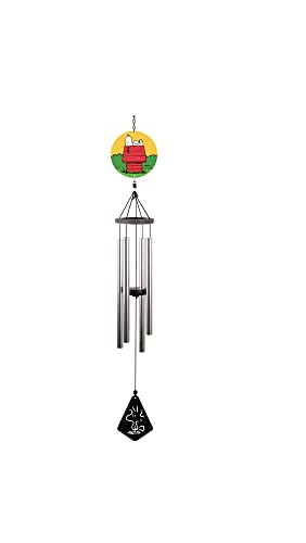 Spoontiques Snoopy Wind Chime - Garden D√©cor - Decorative Chimes for Yard and Garden Decoration