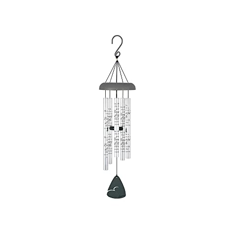 Carson Home 64070 Beautiful Life Sonnet Chime, 30-inch Length, Aluminum and Industrial Cord