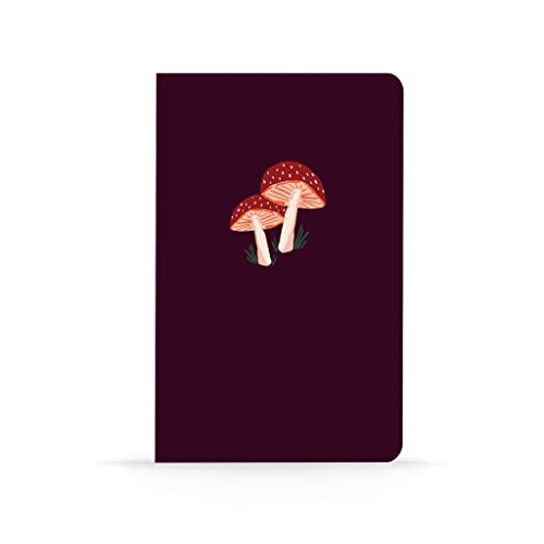 Denik Royal Mushroom Classic Layflat Notebook, 8.25-inch Length, Office, School Supplies