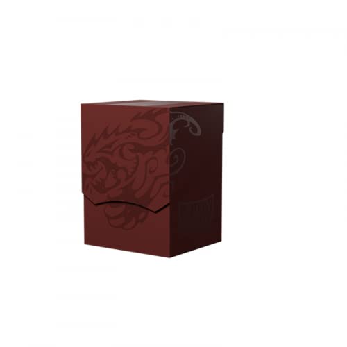 Dragon Shield Card Deck Box ‚Äì Deck Shell: Blood Red/Black ‚Äì Durable and Sturdy TCG, OCG Card Storage ‚Äì Compatible with Pokemon Yugioh Commander and MTG Magic: The Gathering Cards
