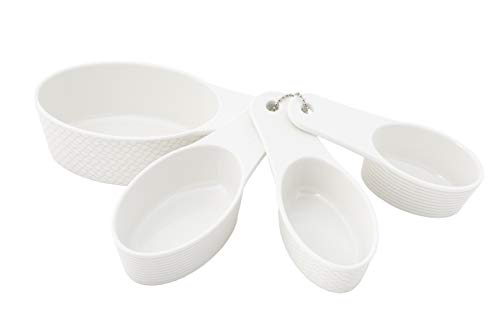 Tablecraft 700001 TableCraftCrofthouse Collection Measuring Cups, 1/4, 1/3, 1/2 & 1, Melamine