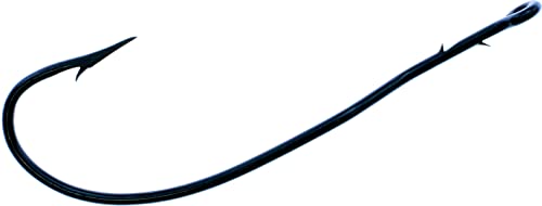 TTI-Blakemore Tru-Turn 077ZS-2/0 Bass Worm Hook, Size 2/0, Blue Finish