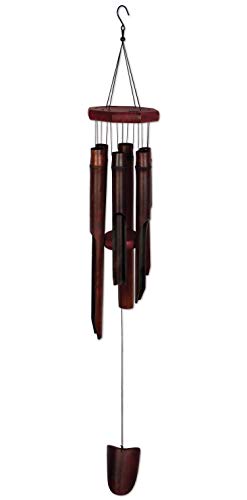 Sunset Vista Designs Plum Bamboo Wind Chime, 35"