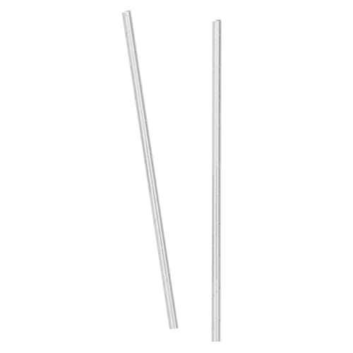 Unique Industries Foil Silver Paper Straws, 10ct