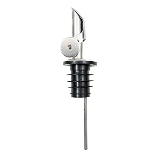 Tablecraft Weighted Flip Cap Pourer with Stainless Steel Vent Tube