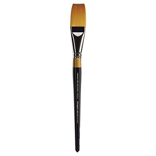 KingArt PREMIUM Original Gold 9100 Series Golden Taklon One Stroke, 1.5