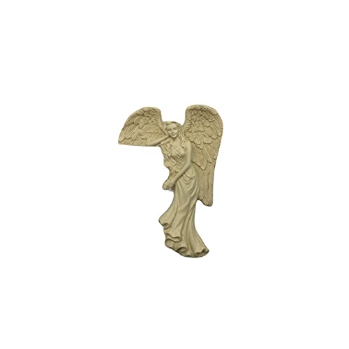 Comfy Hour Faith and Hope Collection Praying Corner Angel Looking to The Left Figurine, Home Decoration, Polyresin, Beige