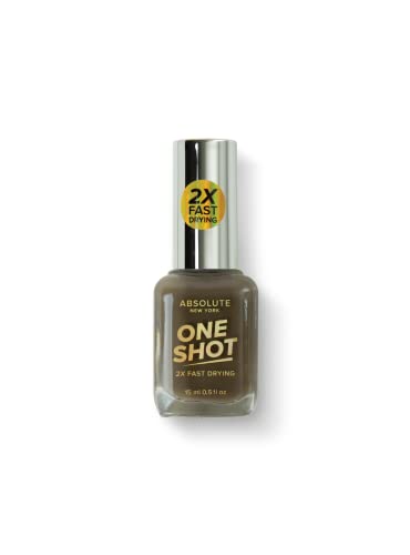 Absolute New York One Shot Nail Polish (Olive Taupe)