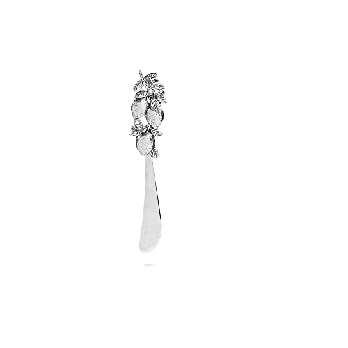 Ganz Lemons Spreader, Zinc, 6.13 Inches Length, Silver