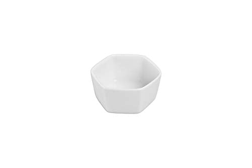 BIA Cordon Bleu 905559S4SIOC Hexagon Bowl, White, 3-inch Diameter