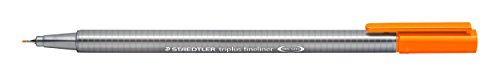 Staedtler Triplus Fineline 334¬¨‚Ä†‚Äö√Ñ√¨¬¨‚Ä†Superfine Tip 0.3¬¨‚Ä†mm Grey, Orange