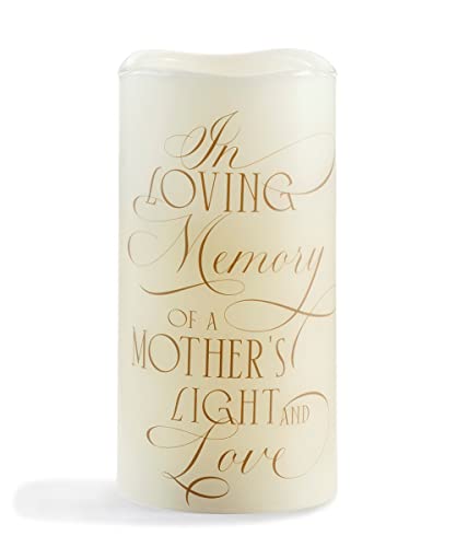 Giftcraft 474091 Mother Wax LED Flameless Candle, 5.90-inch Height