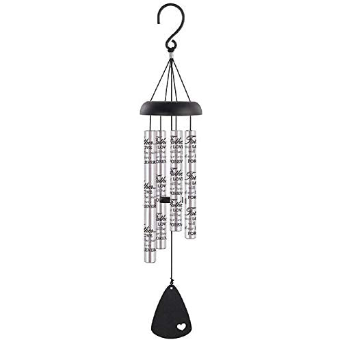 Carson Wind Chime-Sonnet-Father-Silver (21") (Bereavement)