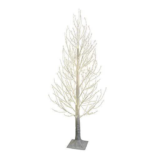 Kurt Adler Adler Winter White Twig 900-Light Warm Fairy LED Tree, 5-Foot