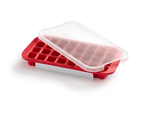 L√©ku√© Industrial Ice Cube Tray, Red