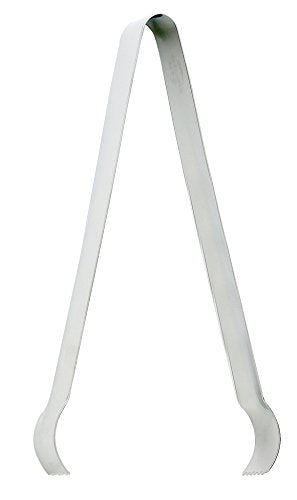 HIC Harold Import Co. HIC Ice Tong, Japanese Stainless Steel, 6.25 1-Inch, 6.25 Inch, Silver