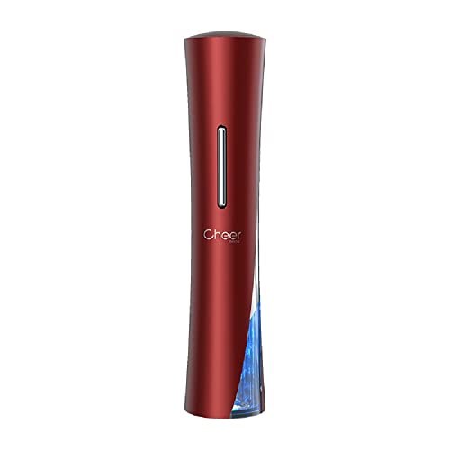 Cheer Moda Skyline Electric Wine Opener, Battery, H275mm, ABS, Red