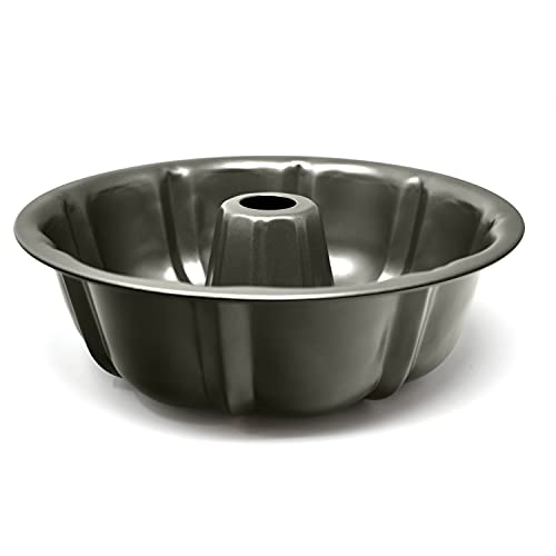 Norpro Nonstick Fluted Tube Pan, 10in/25.5cm x 3.5in/9cm, As Shown