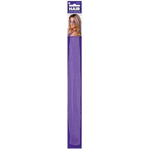 Amscan Long Synthetic Hair Extension, Purple