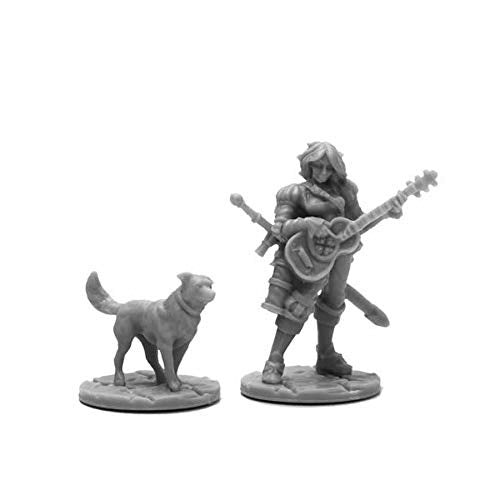 Reaper Miniatures (4114) Isobael the Bard and Rufus