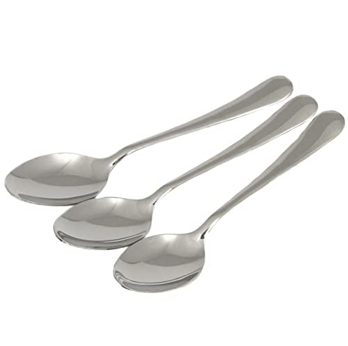 Chef Craft Heavy Duty Tablespoon Set, 7.5 inches in Length 3 Piece, Stainless Steel