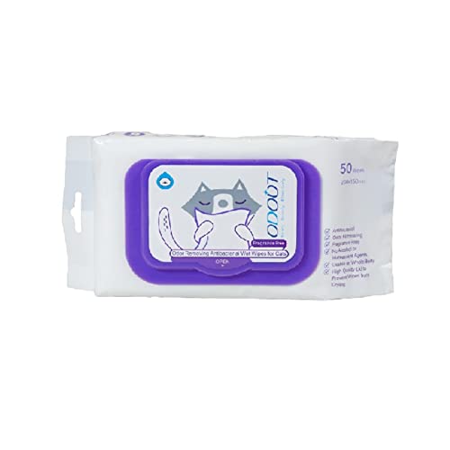 ODOUT Wet Wipes for Cats, 21-Centimeter Length