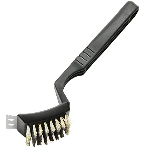 Chef Craft 21495 Select Angled Grill Brush, 9.5 inch, Black