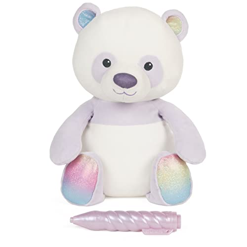 GUND Magic Draw and Glow Panda, Glow-in-The-Dark Activity Plush Stuffed Animal Toy with UV Pen, 11
