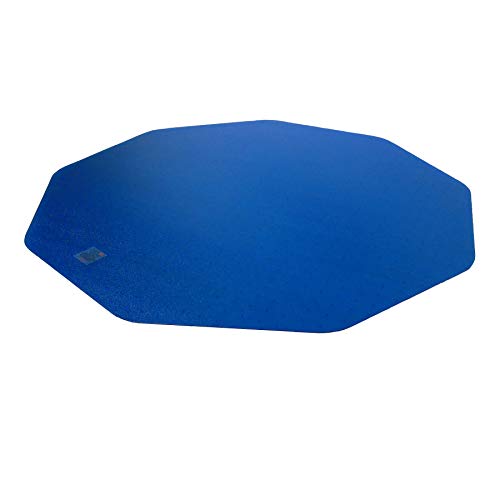 Floortex CC121001009RBL Blue CraftTex 9Mat 38" x 39" Crafting Protection Mat for Hard Floors