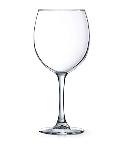 ARC-intl Arc International N1716 Luminarc 4 Piece Cachet Balloon Wine Glass Set, 20.5 oz, Clear