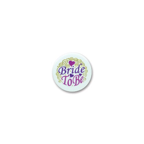 Beistle Bride to Be Satin Button