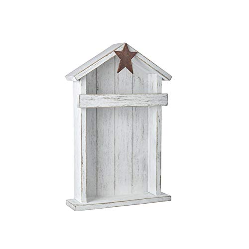 RAZ Imports 2021 Oh Holy Night 20-inch Distressed Whitewash Creche