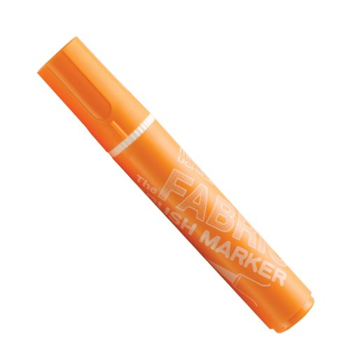 Uchida 722-C-7 Marvy Fabric Brush Point Marker, Orange