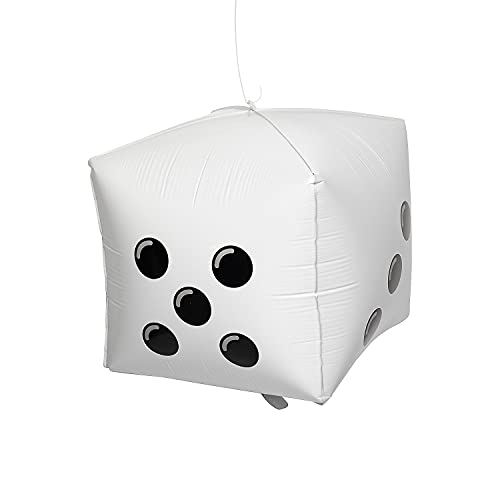 Fun Express Dice Mylar Balloon - Party Decor - 3 Pieces