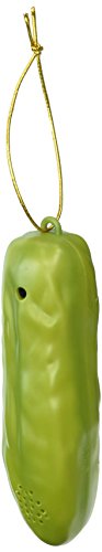 Archie McPhee Lucky Yodelling Pickle: Ornament Standard