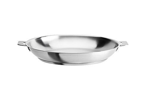 Cristel Strate L Stainless Steel Frying Pan with Removable Handles, 7.9 Inch