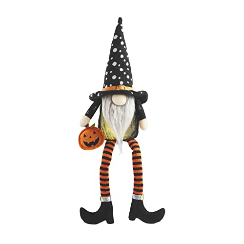 Mud Pie Deluxe Light Up Dangle Gnome, Medium, 23" x 7", Polyester