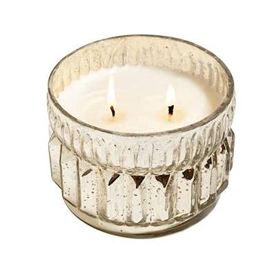 Hillhouse Naturals Spiced Vanille Naturals 2-Wick Mercury Glass 9.5 oz Scented Jar Candle